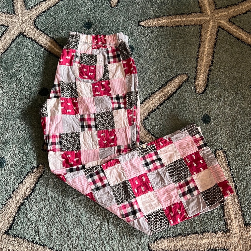 Aerie patchwork pj pants large